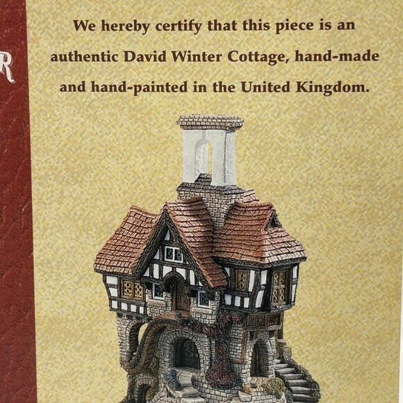 David Winters Cottages Collectors 1999 Watt's Cottage Original Box Mint - Picture 14 of 16